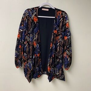 Traffic People Anthropologie RARE Tippi Retro Velvet Jacket Size XS‎